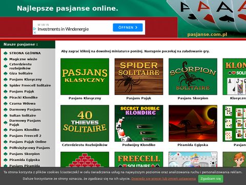 Pasjanse.com.pl - komputerowy pasjans