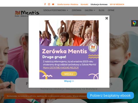 Mentis - dwujęzyczna szkoła podstawowa Warszawa