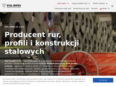 Stal Impex - producent rur i profili stalowych