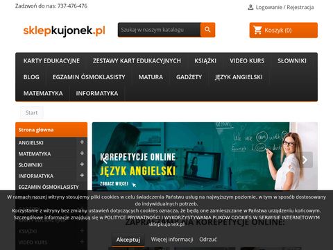 Sklepkujonek.pl - pomoce dydaktyczne do nauki