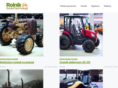 Rolnikszukatechnologii.pl - serwis rolniczy