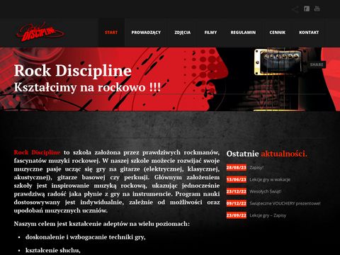 Rockdiscipline.com - gra na gitarze Lublin