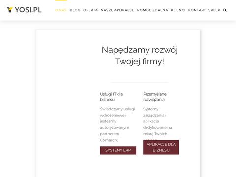 Yosi.pl oprogramowanie dla firm