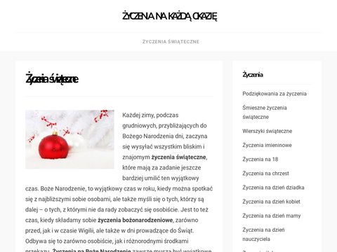 Zyczenia-swiateczne.com.pl na chrzest