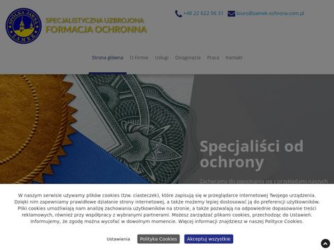 Zamek-ochrona.com.pl całodobowa ochrona