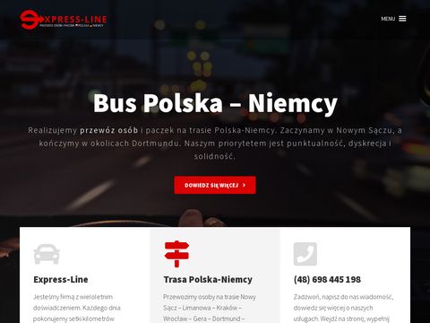Express-Line przewóz osób z Polski do Niemiec