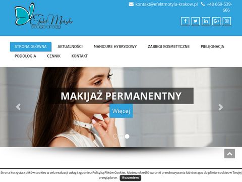 Efekt Motyla - manicure hybrydowy Kraków