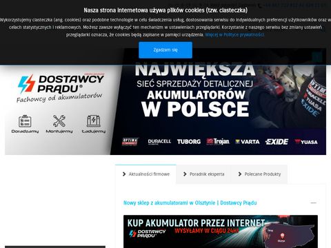 Dostawcypradu.pl - akumulator Warszawa