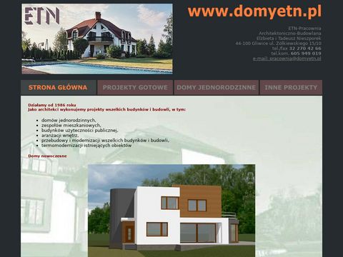 Domyetn.com projekty domów Tychy
