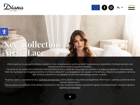 Dianaslubna.com suknie Rzeszów