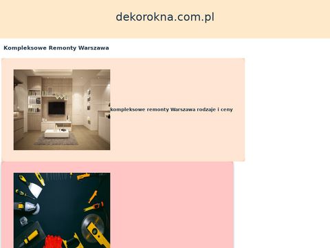 Dekorokna.com.pl dekoracje okienne - Warszawa