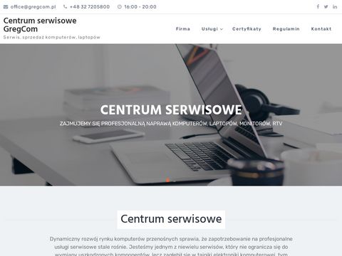Gregcom.pl serwis laptopów