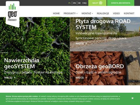 Geoproduct.pl eko kratka i obrzeża trawnikowe