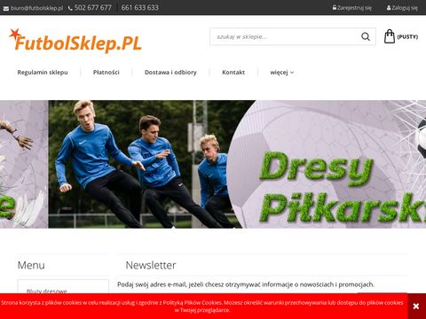 Futbolsklep.pl komplety piłkarskie