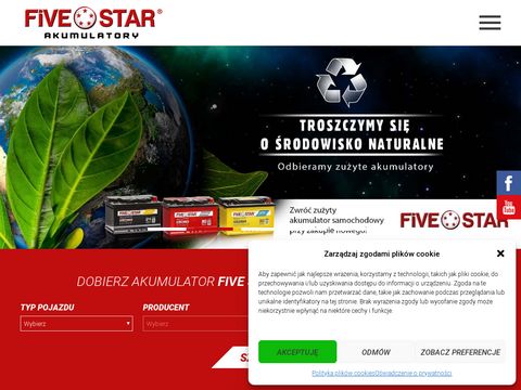 Fivestar.pl - akumulator samochodowy