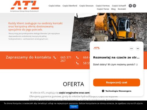 Atl-czesci.pl części do maszyn budowlanych
