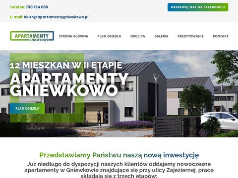 Apartamentygniewkowo.pl na sprzedaż - nowe osiedle