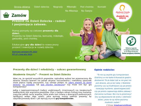 Akademiaumyslu.com.pl super prezenty dla dzieci
