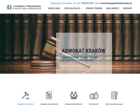 Adwokatwieckowska.pl kancelaria Kraków