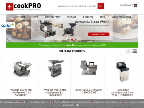 Cookpro.pl - sklep z urządzeniami dla gastronomii