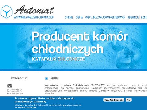 Chlodnictwo-automat.pl producent komór