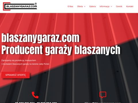 Blaszanygaraz.com wiata śmietnikowa pomorskie