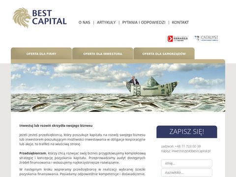 Bestcapital.pl - aktualne emisje obligacji