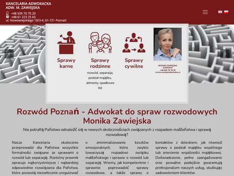 Mzawiejska-adwokat.pl windykacja długów Poznań