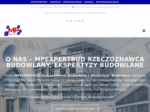 Mpexpertbud.pl - rzeczoznawca budowlany