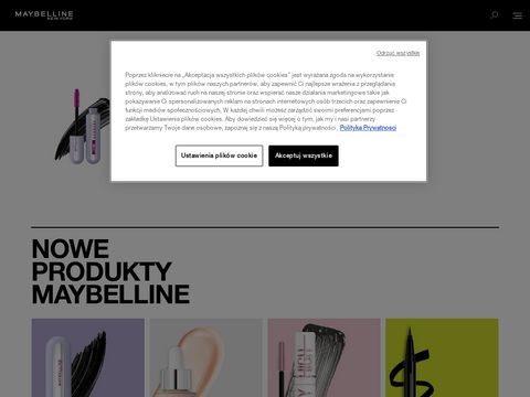 Maybelline.pl sprawdź ofertę kosmetyków