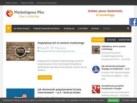 Marketingowa-moc.pl - blog o marketingu