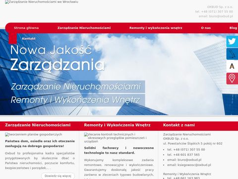 Oxbud rozliczenia wspólnot mieszkaniowych Wrocław