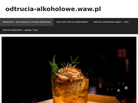 Odtrucia alkoholowe w Warszawie