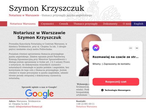 Notariusz-tlumacz.pl Szymon Krzyszczuk