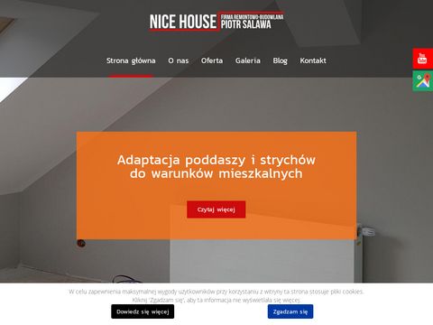Nice-house.eu - gładzie maszynowe Andrychów