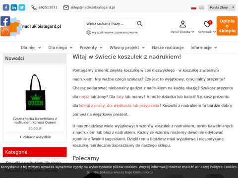 Nadrukibialogard.pl - koszulki na prezent