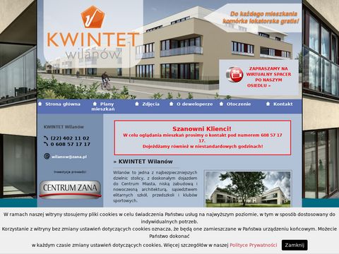 Kwintet-wilanow.pl mieszkania Warszawa Wilanów