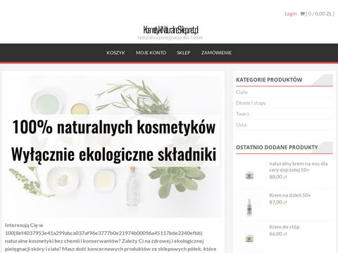 Kosmetykinaturalnesklep.net.pl