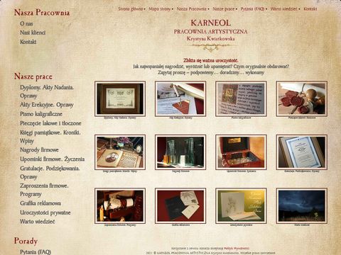 Karneol.com.pl księgi pamiątkowe Warszawa