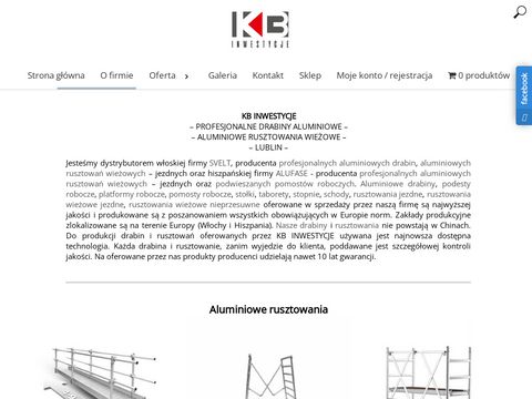 Kb-inwestycje.pl podesty robocze