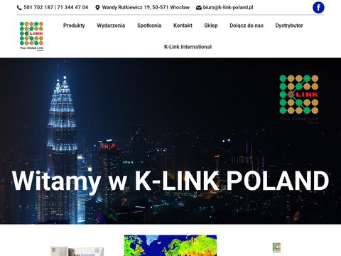 K-Link Poland chlorofil suplement diety Wrocław