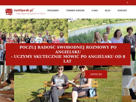 Justspeak.pl - intensywny kurs języka angielskiego