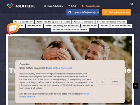 40latki.pl - portal randkowy