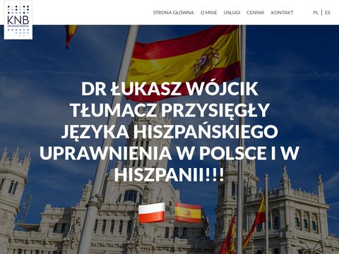Wojcik-tlumacz.pl przysięgły języka hiszpańskiego