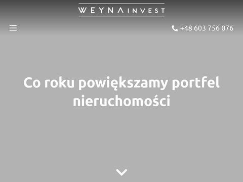 Weynainvest.pl wynajem powierzchni komercyjnych