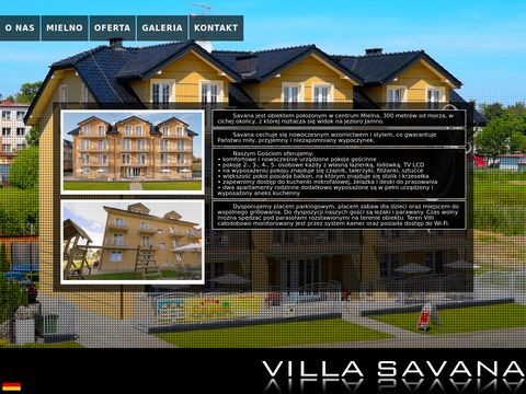Villa Savana pokoje Mielno