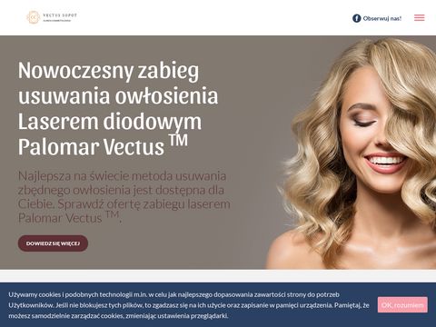 Vectussopot.pl depilacja laserowa