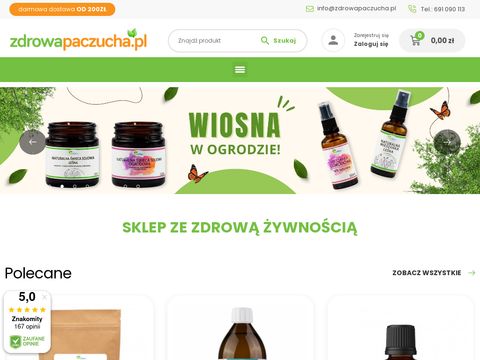 Zdrowapaczucha.pl - sklep z ekologiczną żywnością