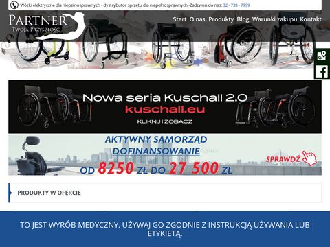 Partner-med.pl - oparcia do wózków