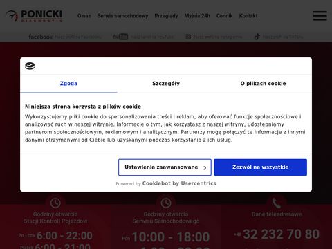 Ponicki.pl stacja kontroli pojazdów